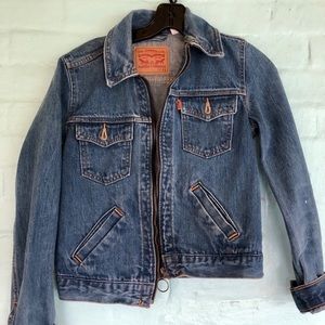 Levi’s zip up denim jacket